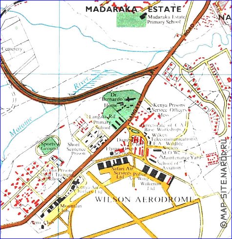 carte de Nairobi