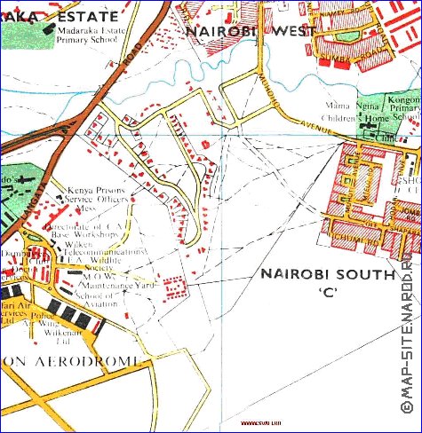 carte de Nairobi