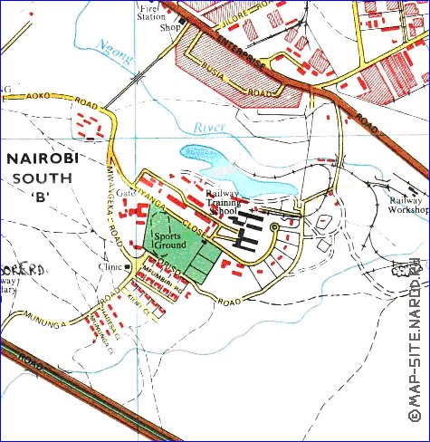 carte de Nairobi