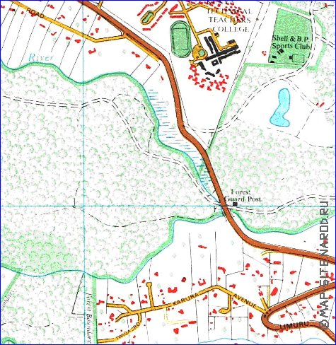 carte de Nairobi