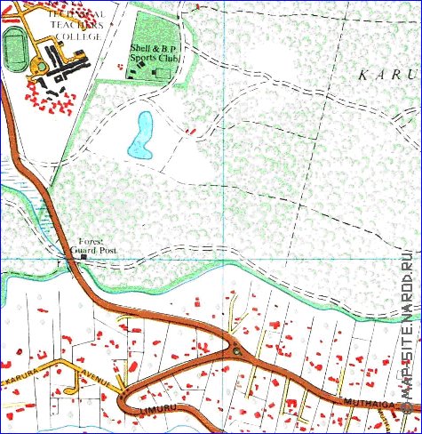 carte de Nairobi