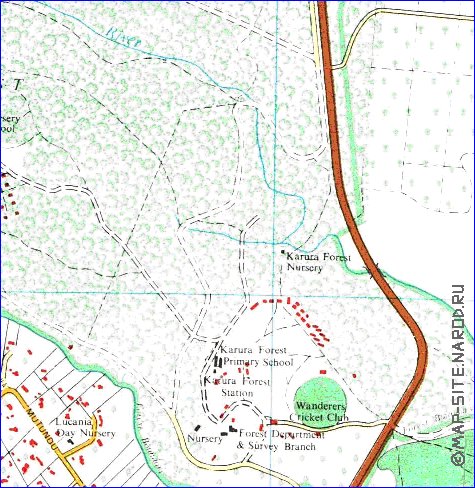 carte de Nairobi