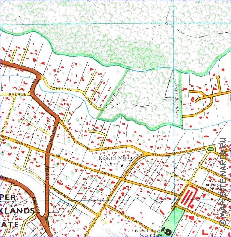 carte de Nairobi