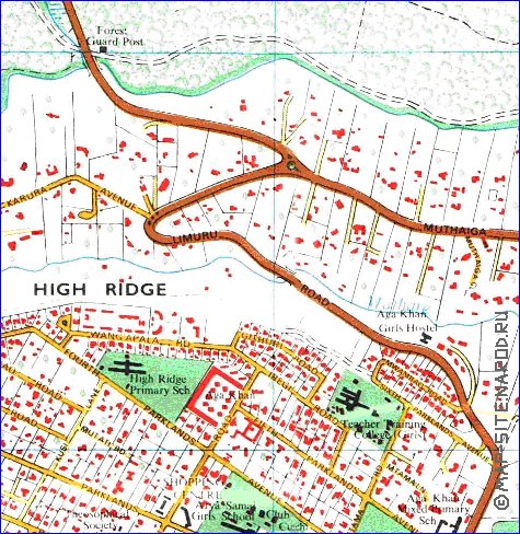 carte de Nairobi