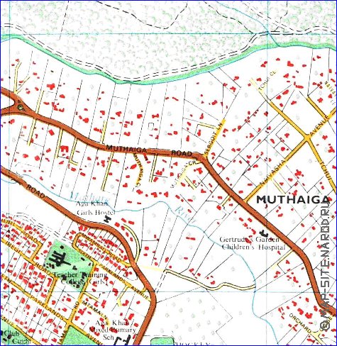 carte de Nairobi