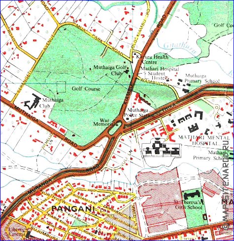 carte de Nairobi