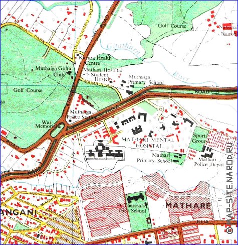 carte de Nairobi