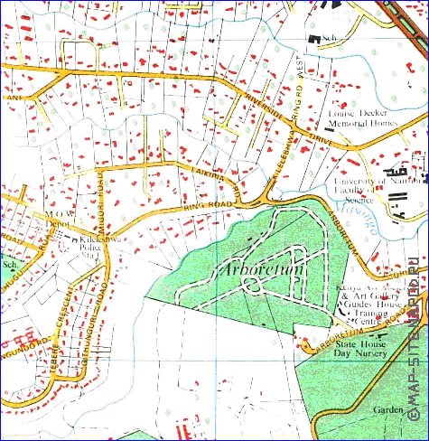 carte de Nairobi