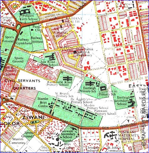 carte de Nairobi