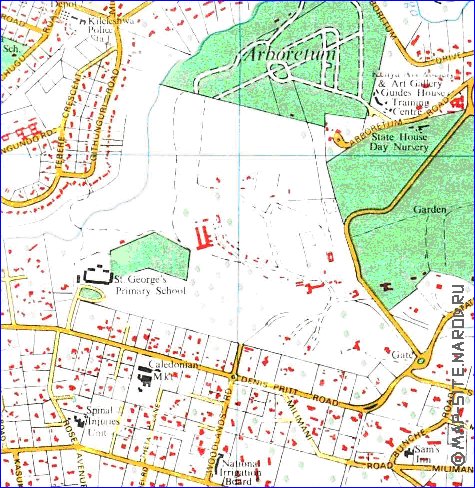 carte de Nairobi