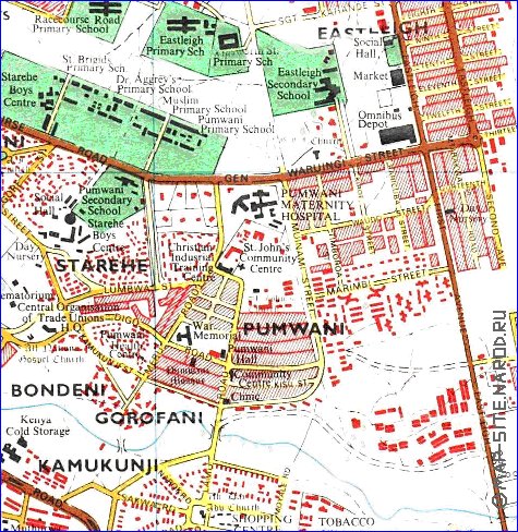 carte de Nairobi