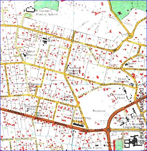 carte de Nairobi