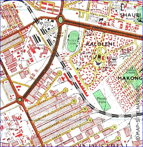 carte de Nairobi