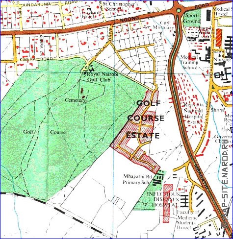 carte de Nairobi