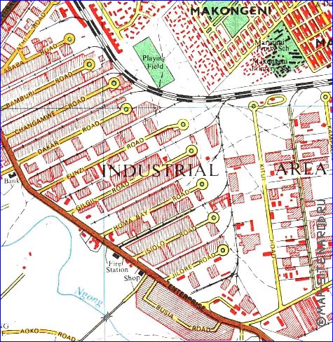 carte de Nairobi