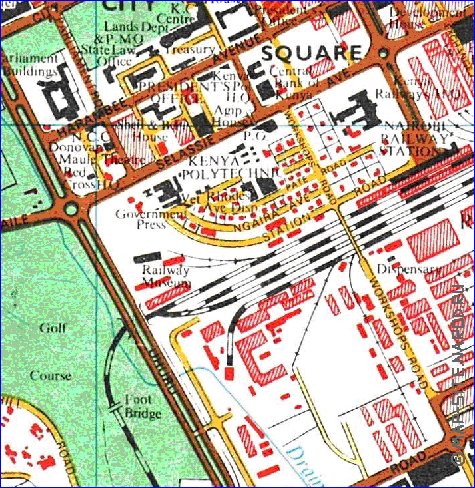 carte de Nairobi