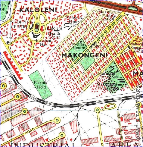 carte de Nairobi