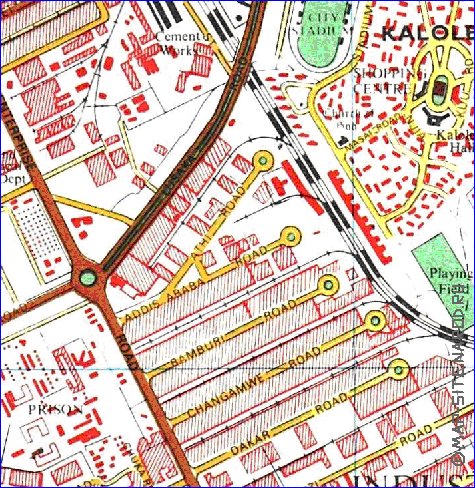 carte de Nairobi