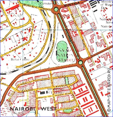 carte de Nairobi