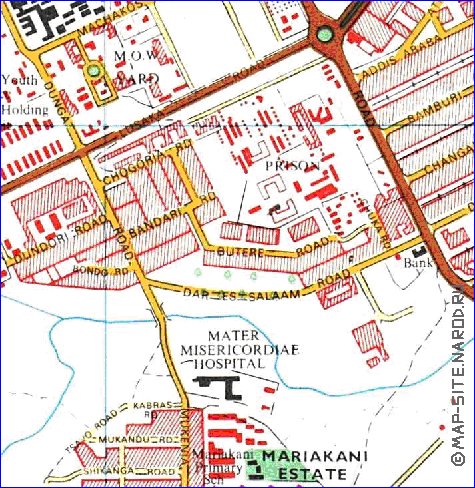 carte de Nairobi