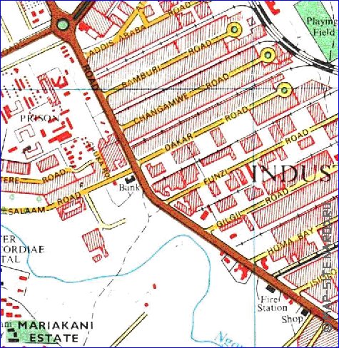 carte de Nairobi