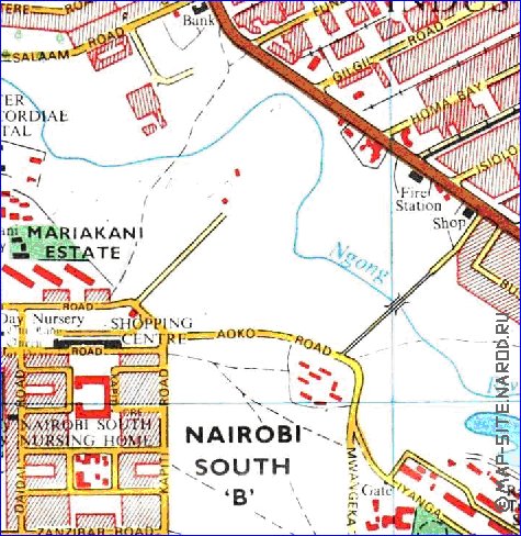 carte de Nairobi