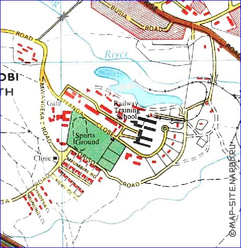 carte de Nairobi