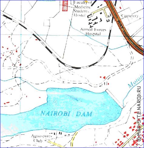 carte de Nairobi