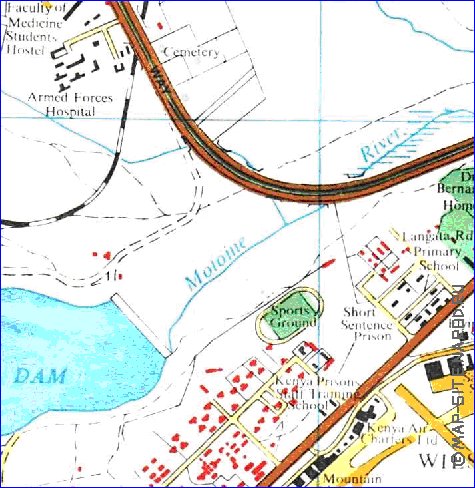 carte de Nairobi