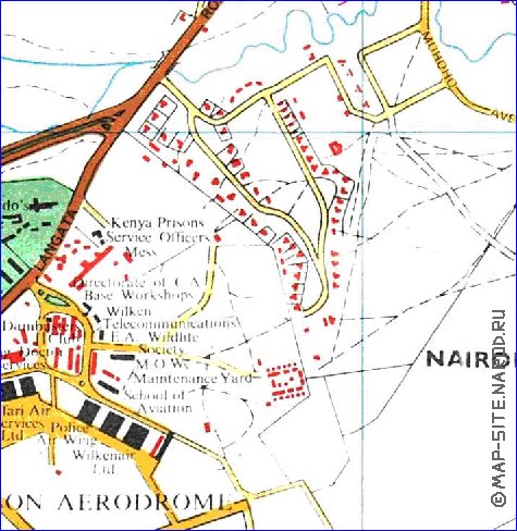 carte de Nairobi