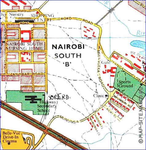 carte de Nairobi