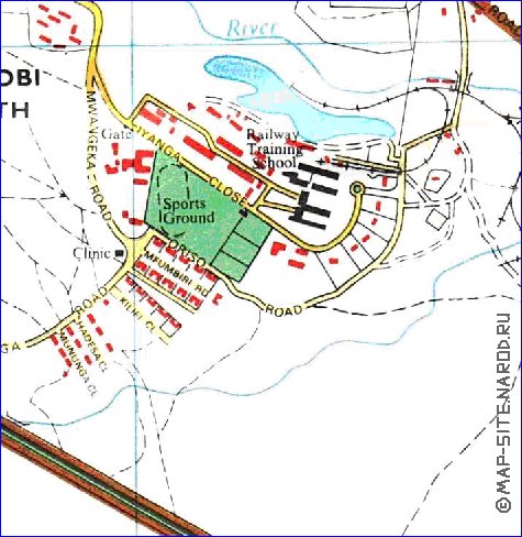 carte de Nairobi