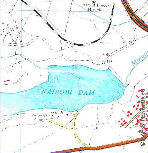 carte de Nairobi