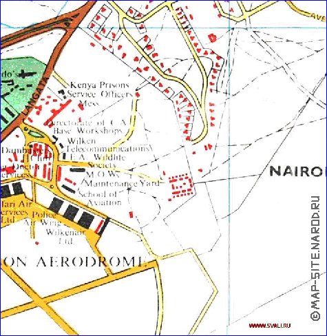 carte de Nairobi