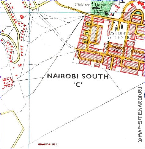 carte de Nairobi