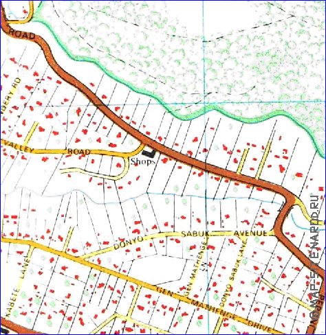 carte de Nairobi