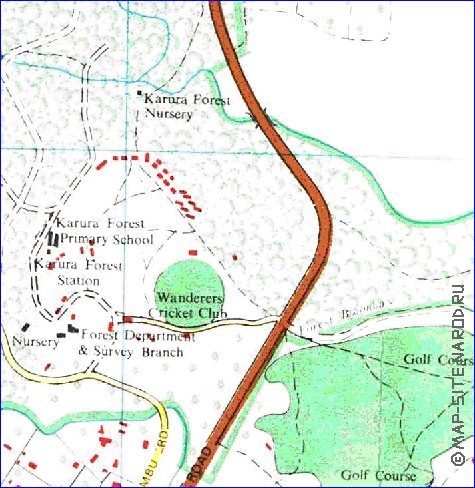 carte de Nairobi