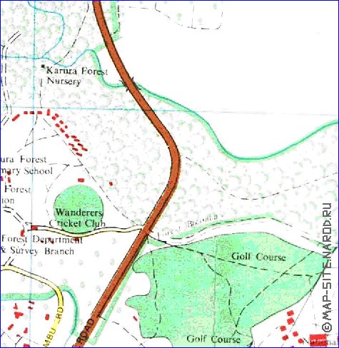 carte de Nairobi