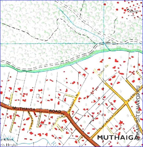 carte de Nairobi