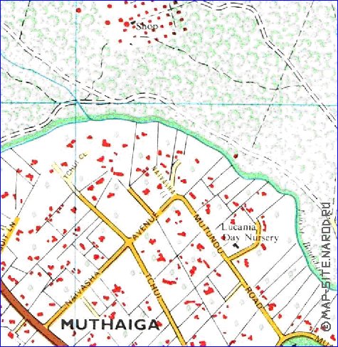 carte de Nairobi