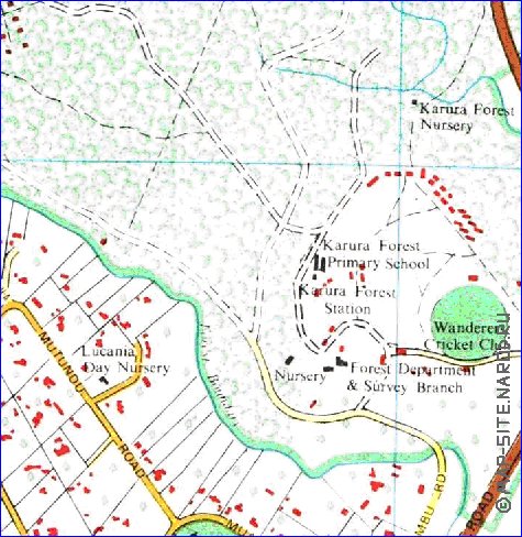 carte de Nairobi