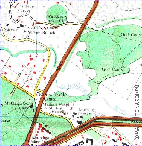 carte de Nairobi