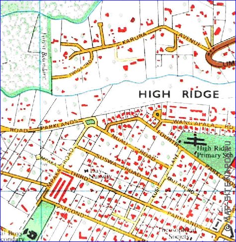 carte de Nairobi