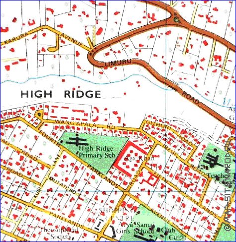 carte de Nairobi