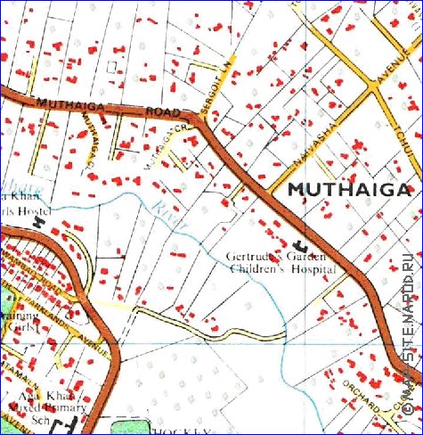 carte de Nairobi