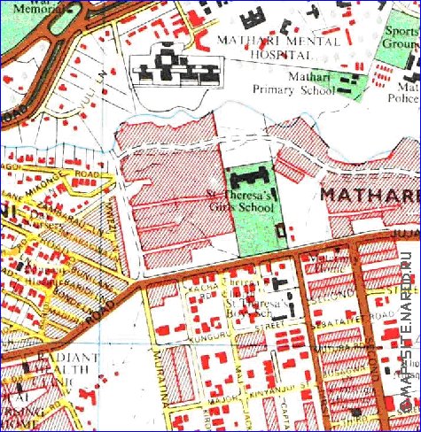 carte de Nairobi