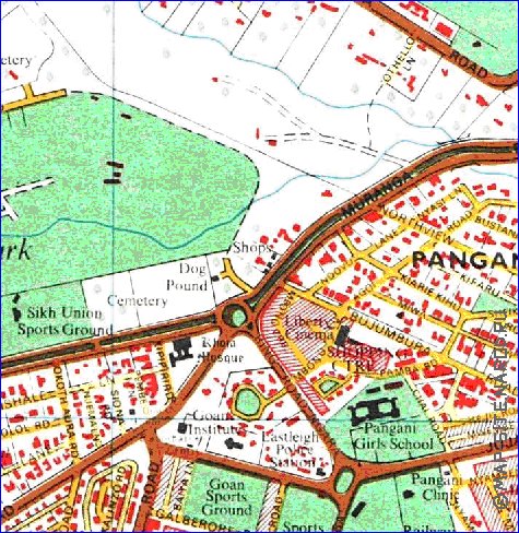 carte de Nairobi