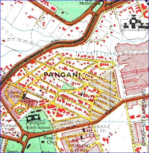 carte de Nairobi