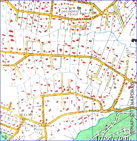 carte de Nairobi