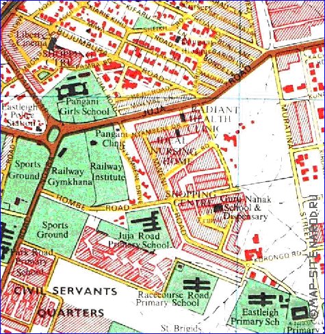 carte de Nairobi